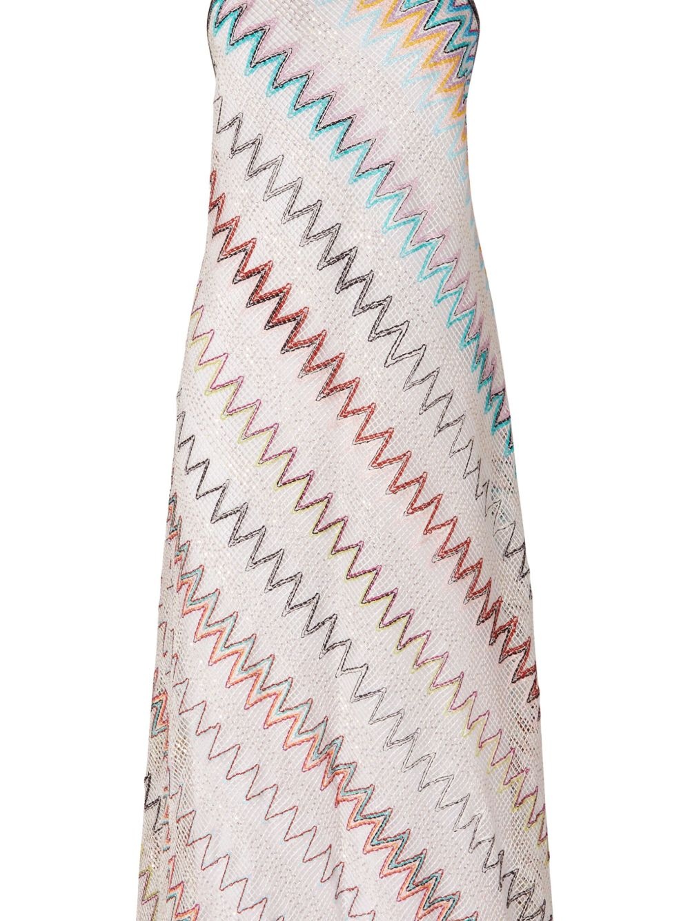 zigzag-woven maxi dress - 2