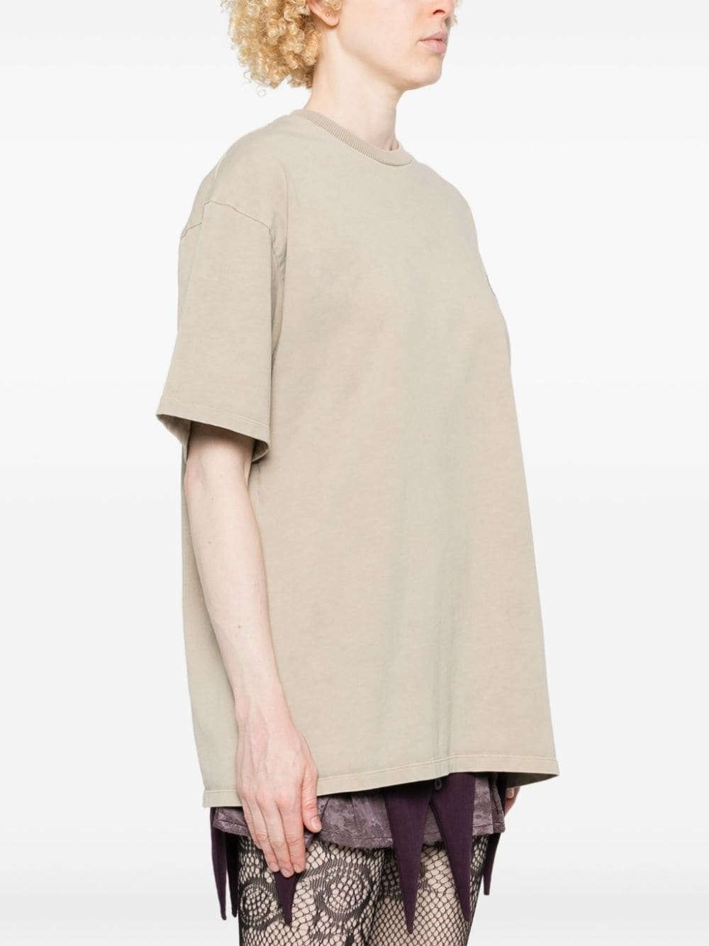 embroidered-logo T-shirt - 3