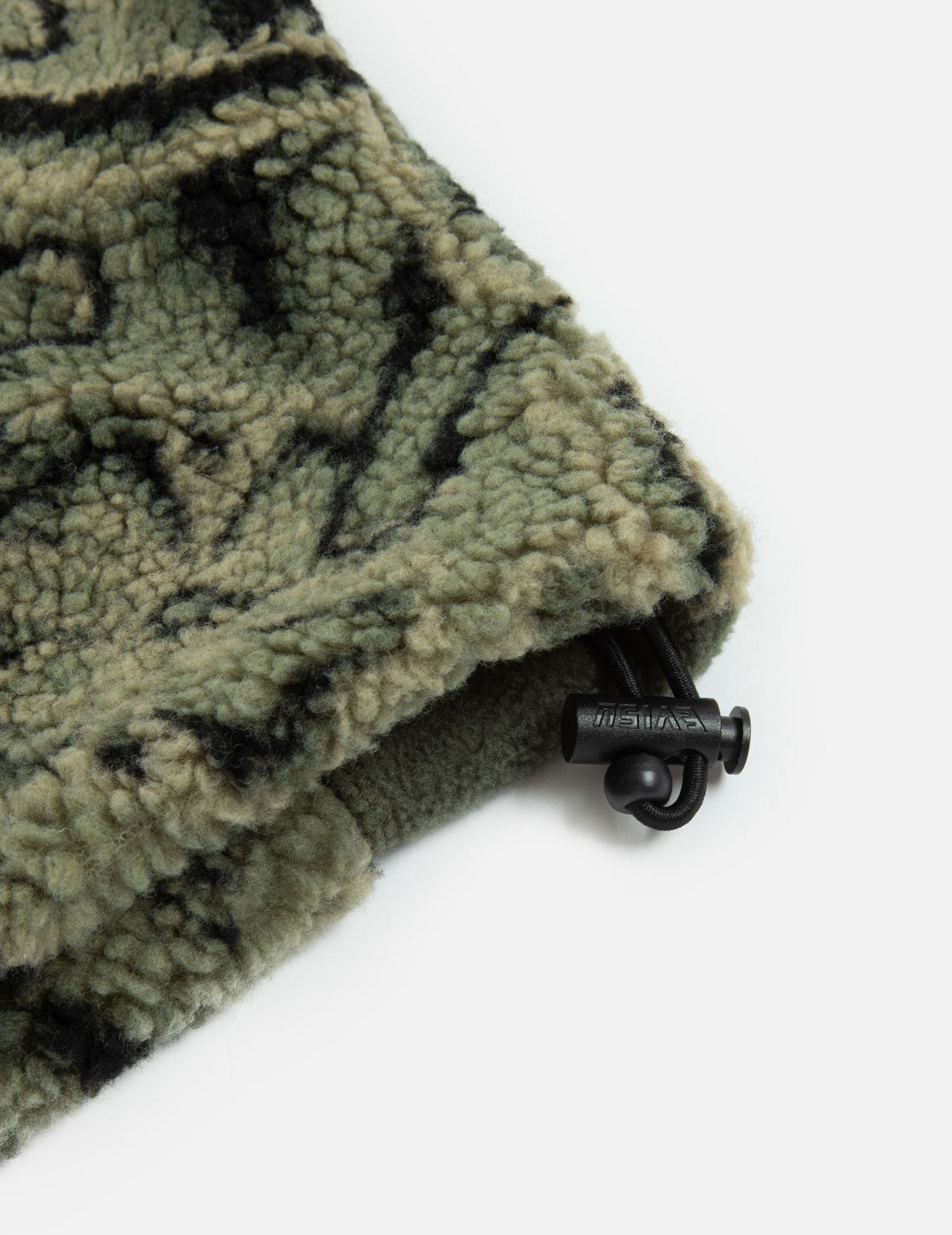 ALLOVER SEAGULL AND KAMON JACQUARD LOOSE FIT SHERPA JACKET - 11