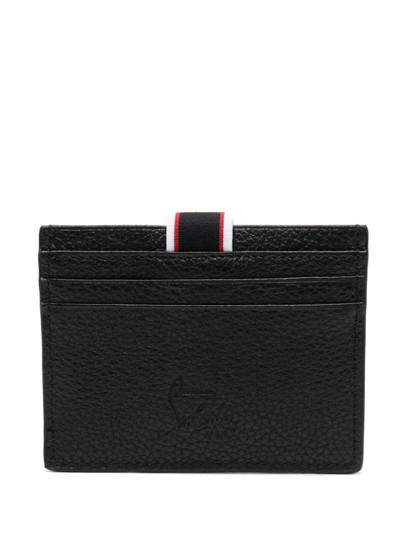 Christian Louboutin logo-plaque leather cardholder outlook