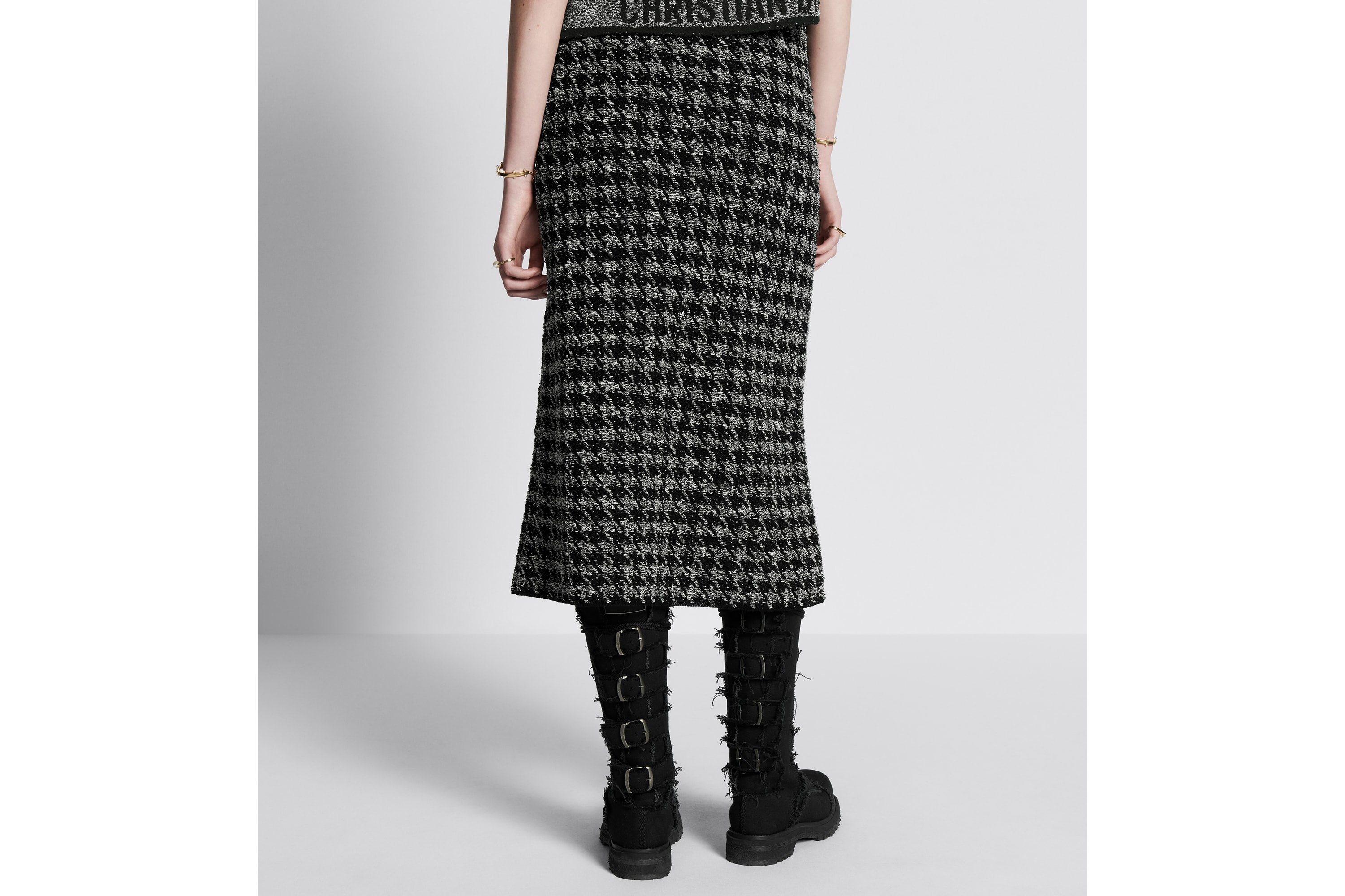 Mid-Length Straight-Cut Skirt - 6