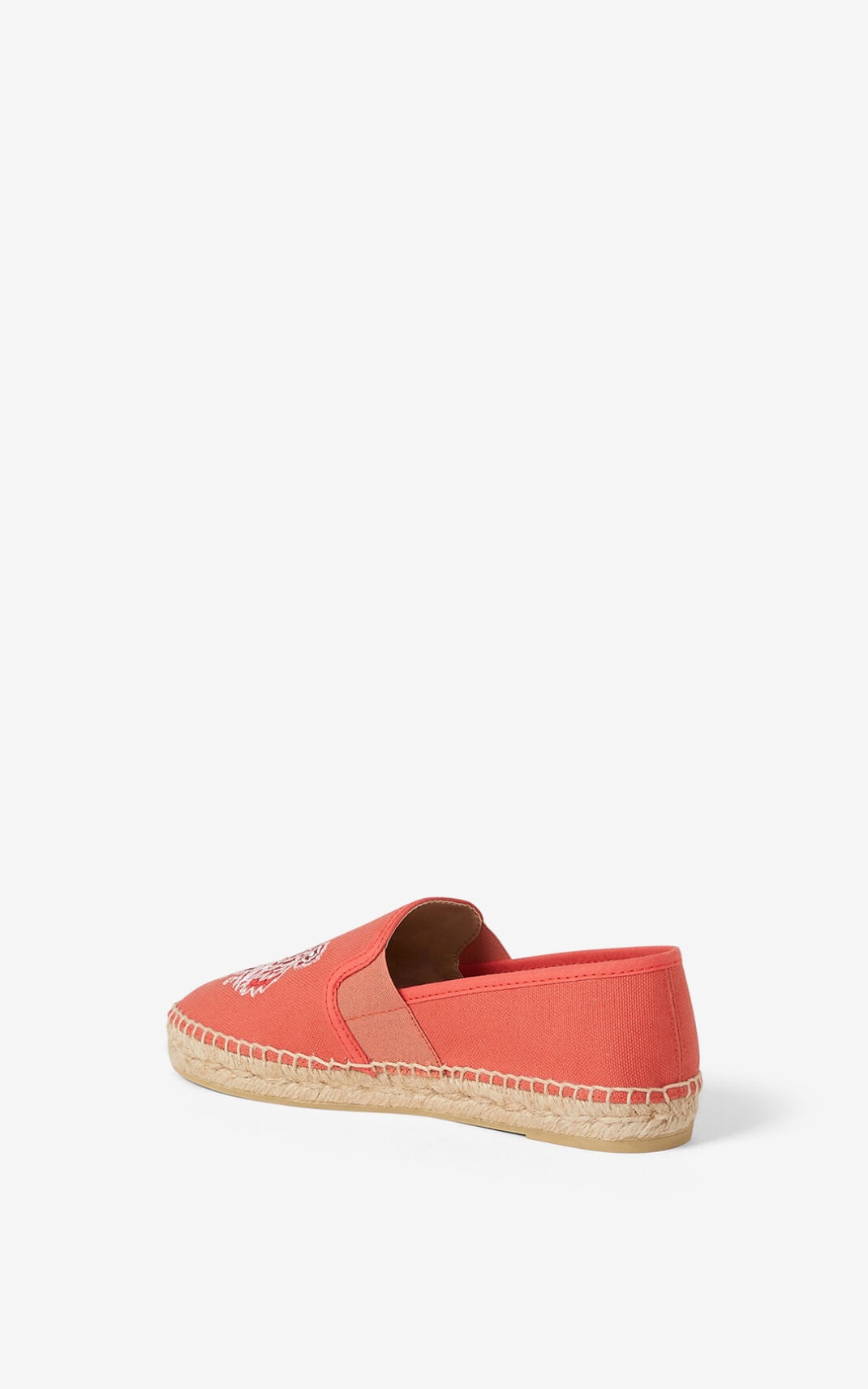 Tiger elasticated canvas espadrilles - 4