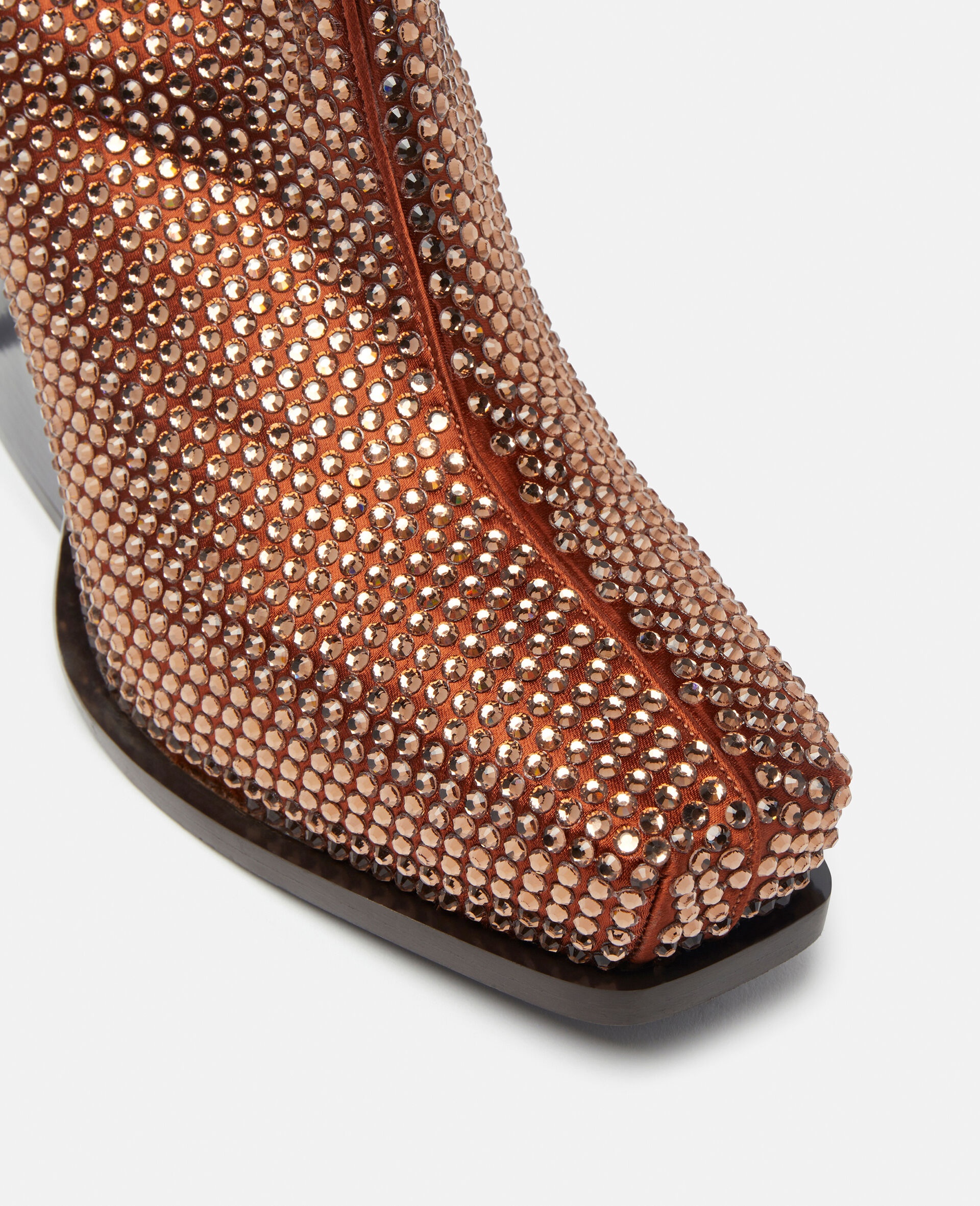 Crystal Cowboy Ankle Boots - 4