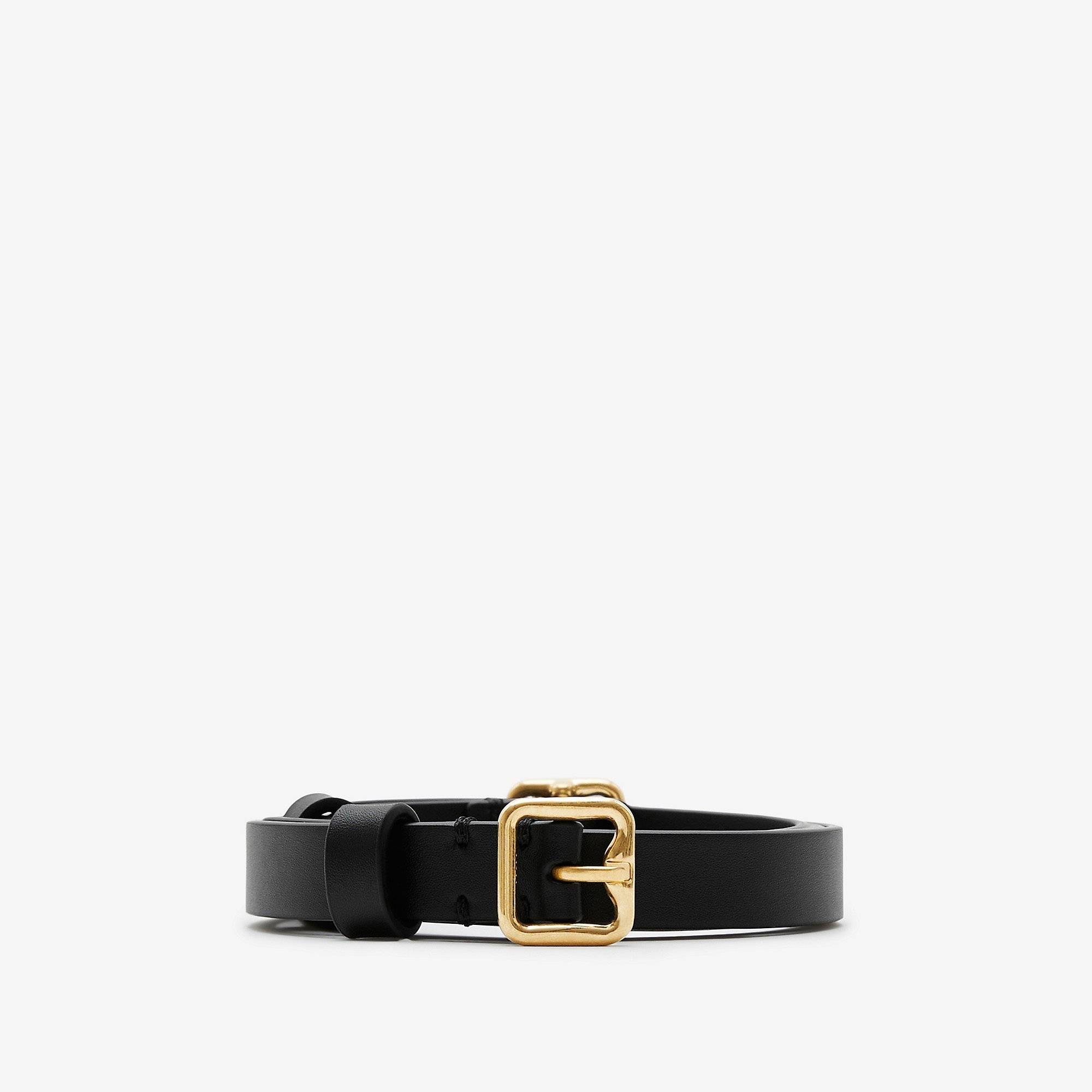 Leather Double B Buckle Belt - 1