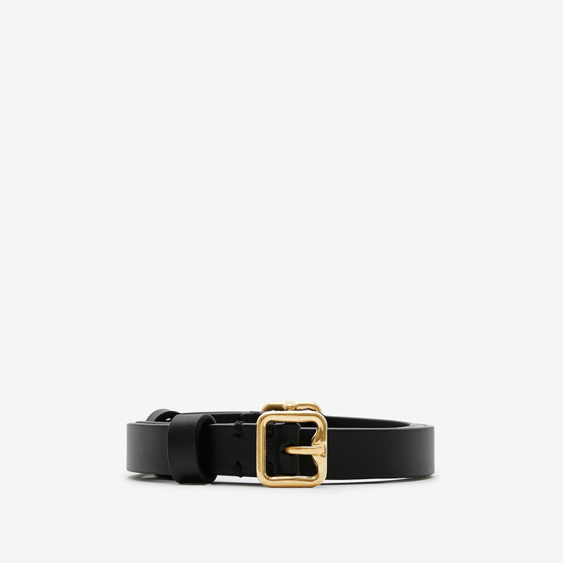 Leather Double B Buckle Belt 1