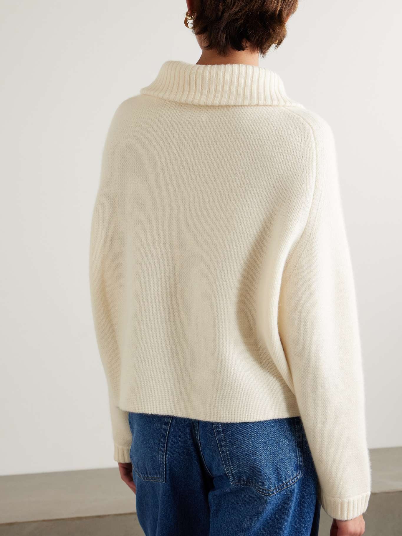 Leling organic cashmere sweater White - 4