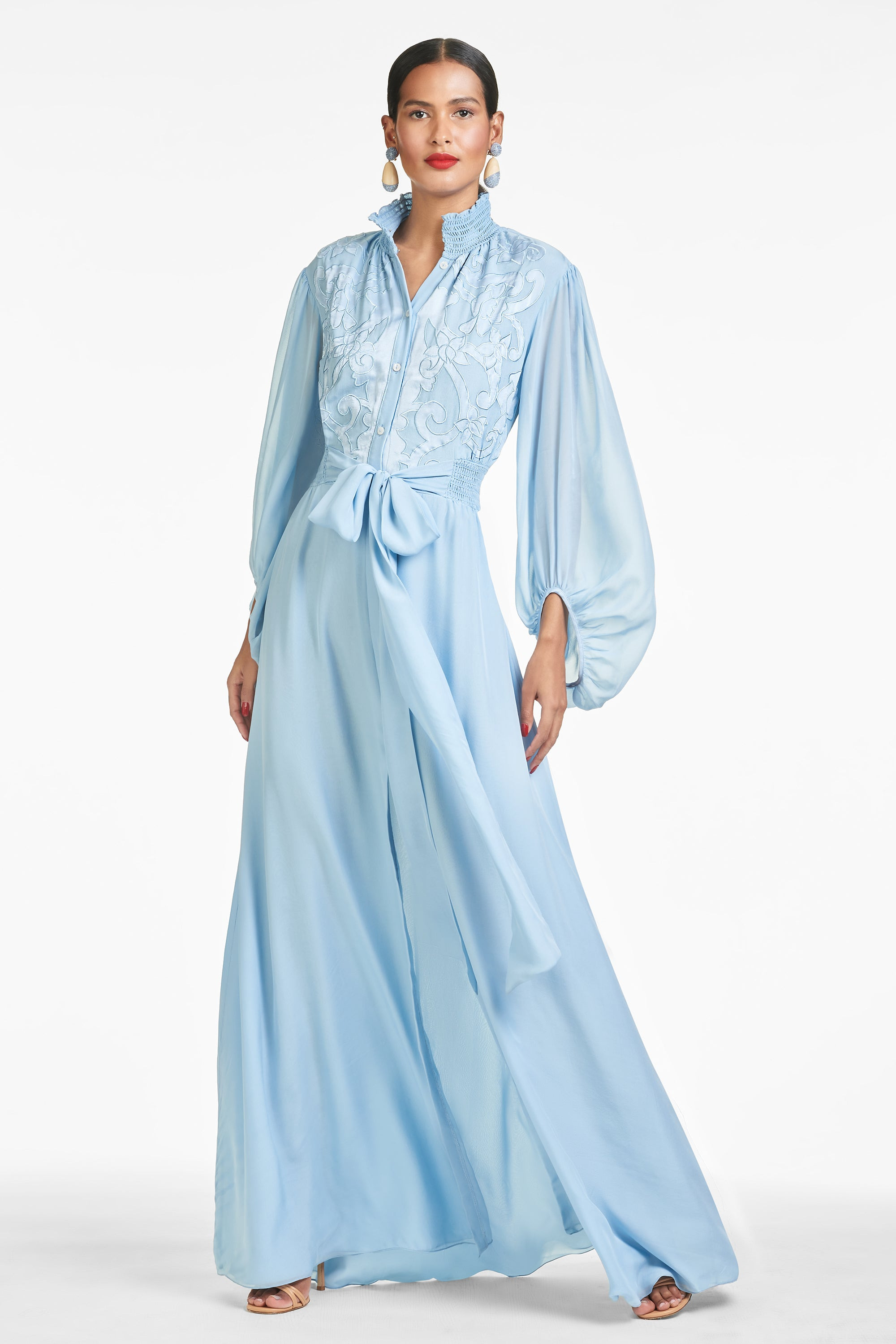 Beatrix Gown - Chambray Blue - 2