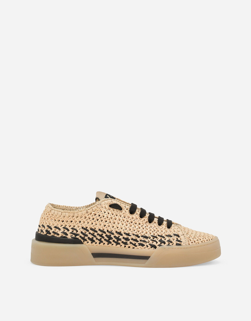 Macramé raffia New Roma sneakers 1