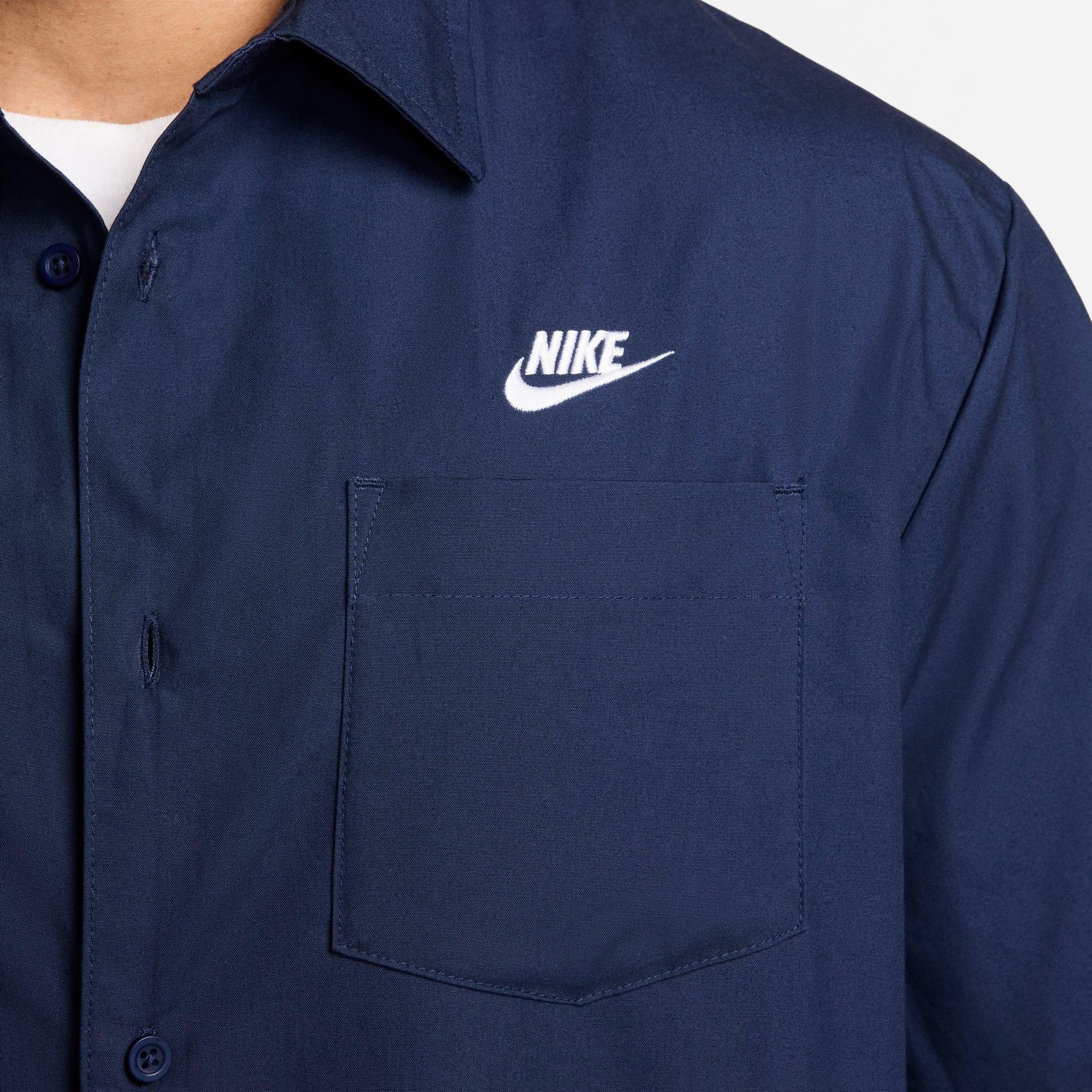 MEN'S NIKE CLUB OXFORD BUTTON-DOWN SHORT-SLEEVE SHIRT - 5