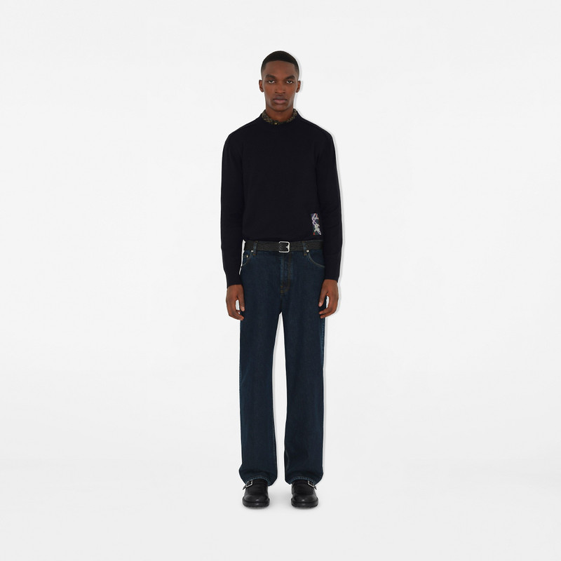 Check Label Wool Sweater 3