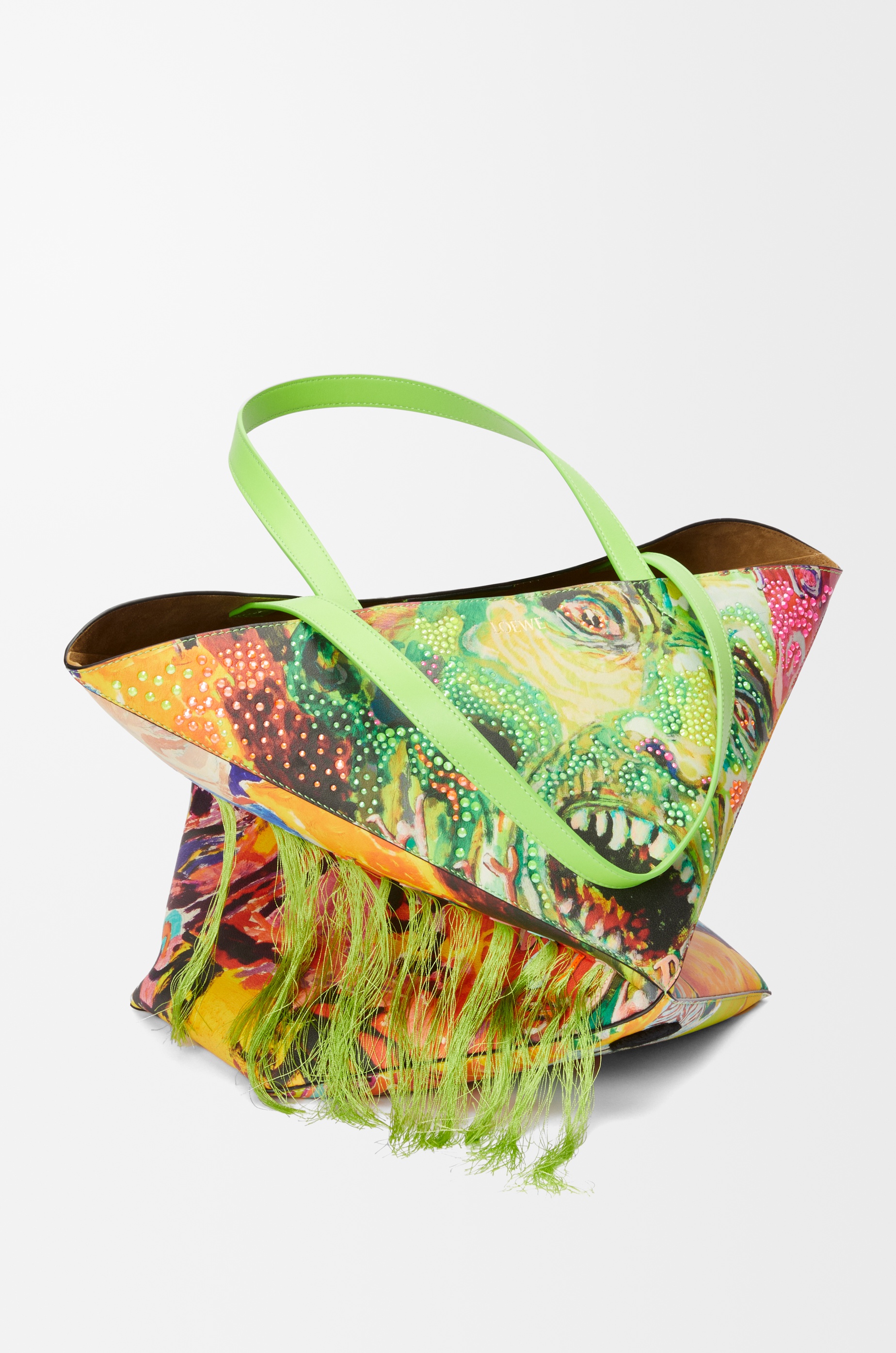 XL Puzzle Fold tote in classic calfskin - 5