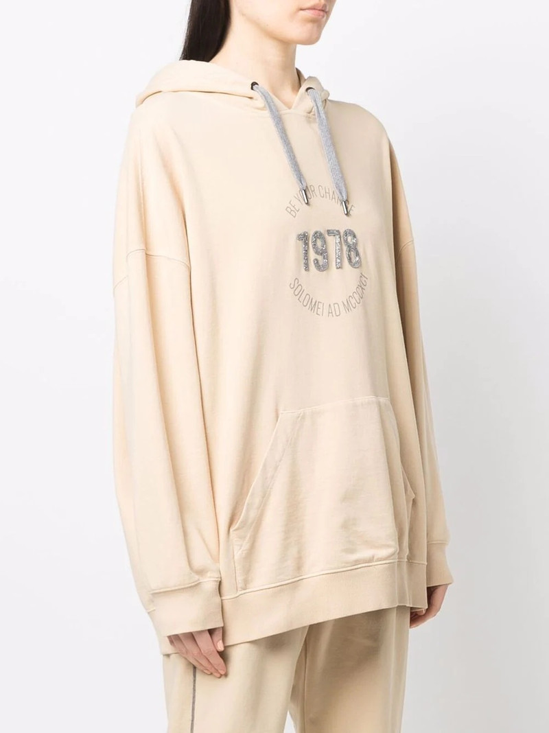 logo-print pullover hoodie 3