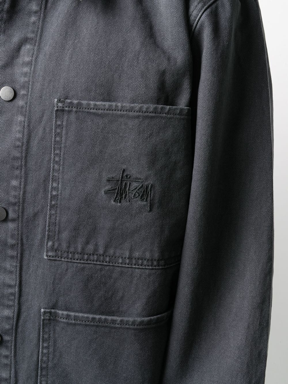 patch-pocket denim jacket - 5