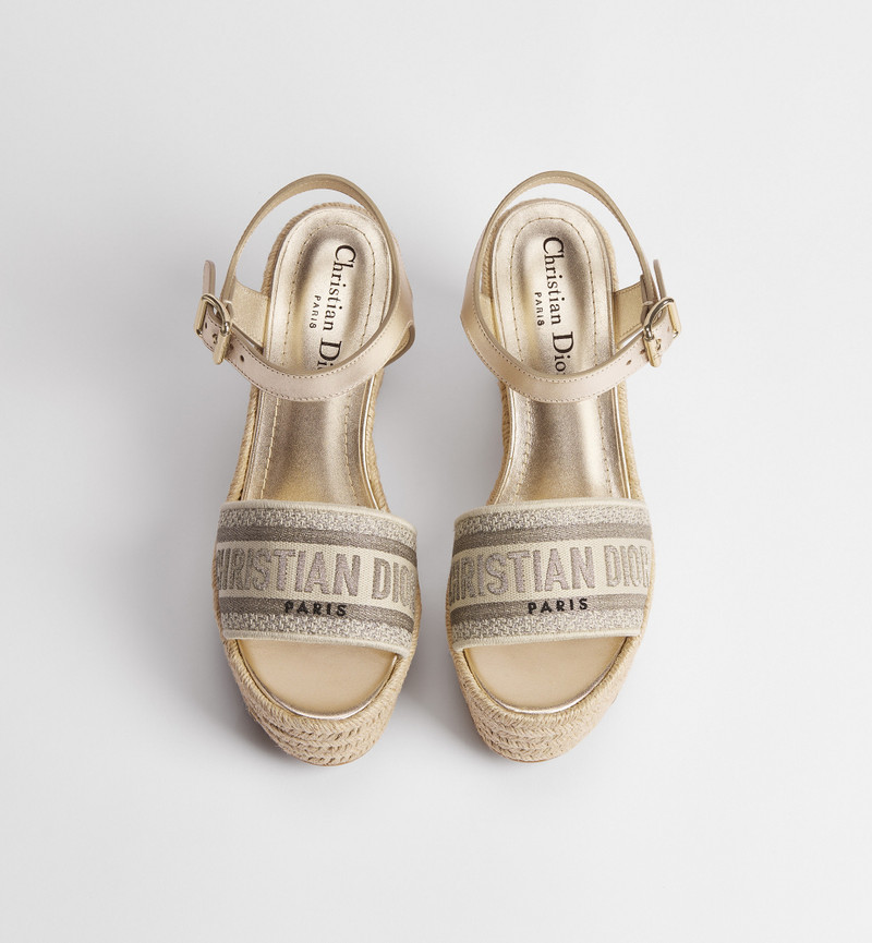 Dior Or Dway Wedge Sandal 4
