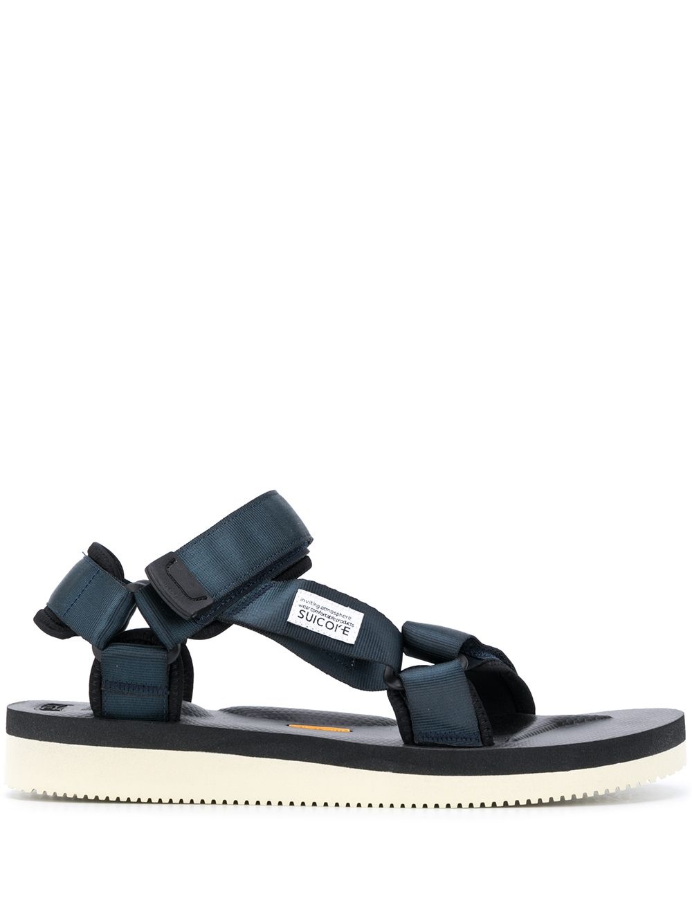 contrast-sole strappy sandals - 1