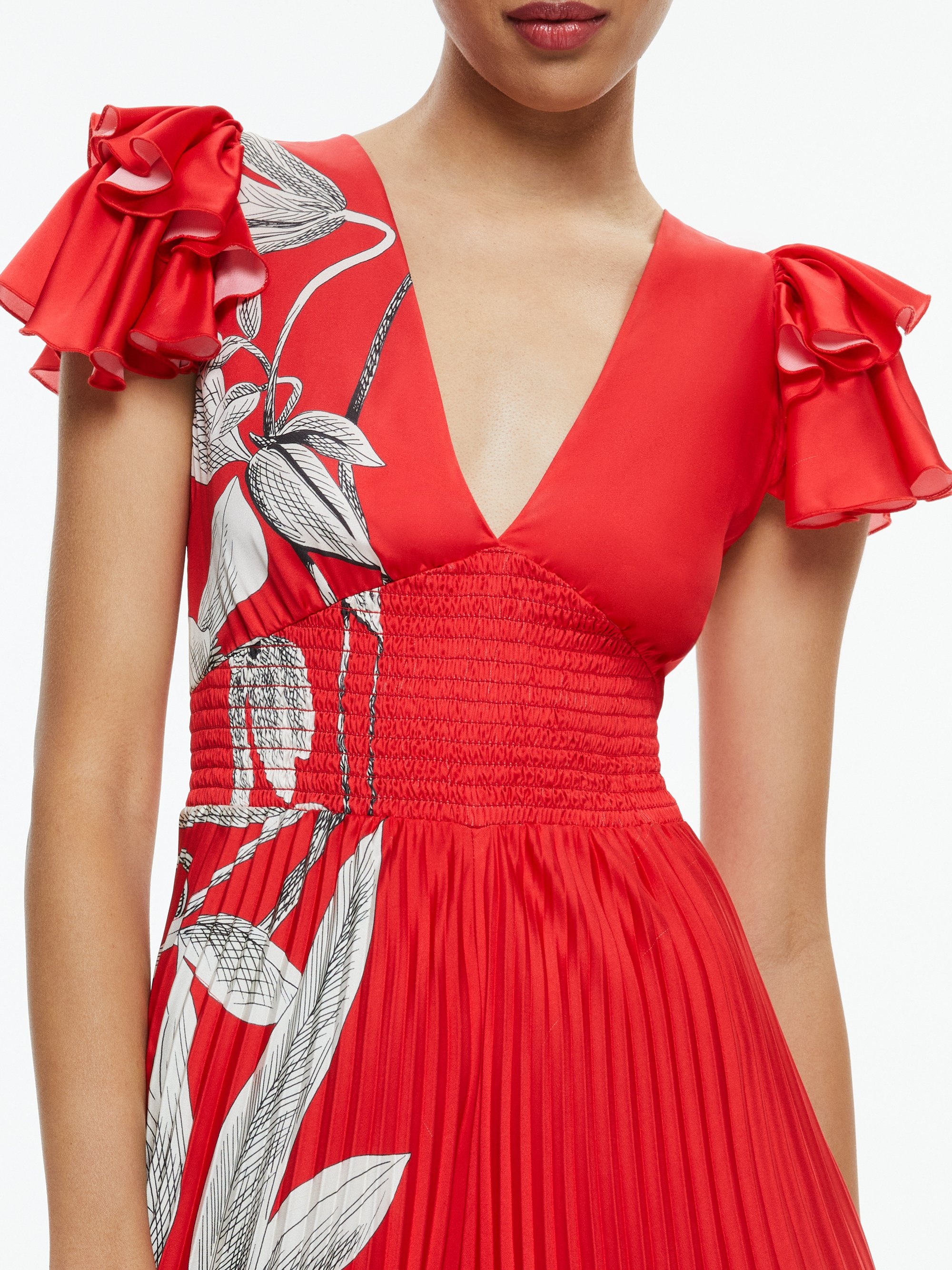 BENNET PLEATED WIDE LEG JUMPSUIT - 5