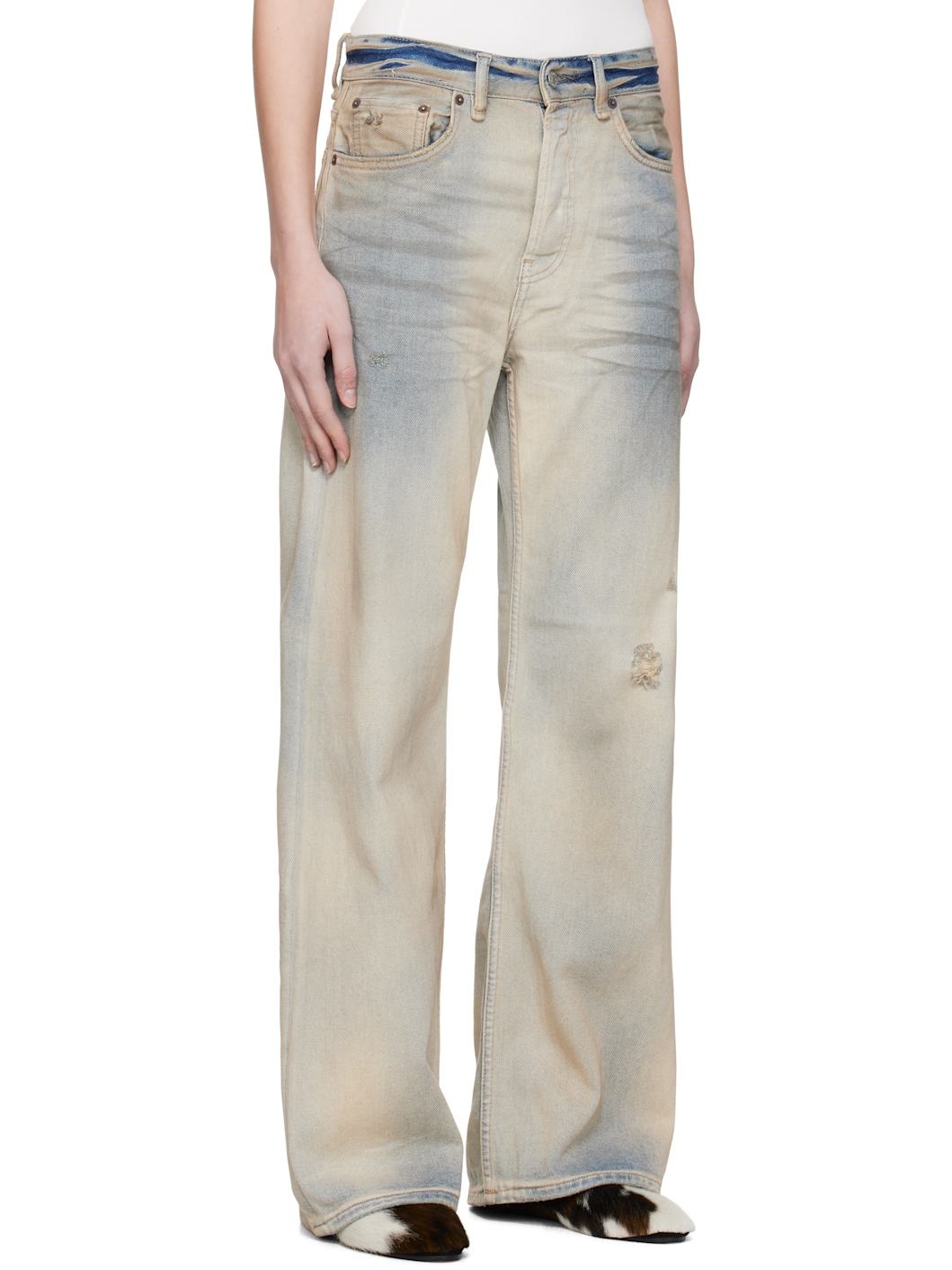 Blue Loose Fit Jeans - 2