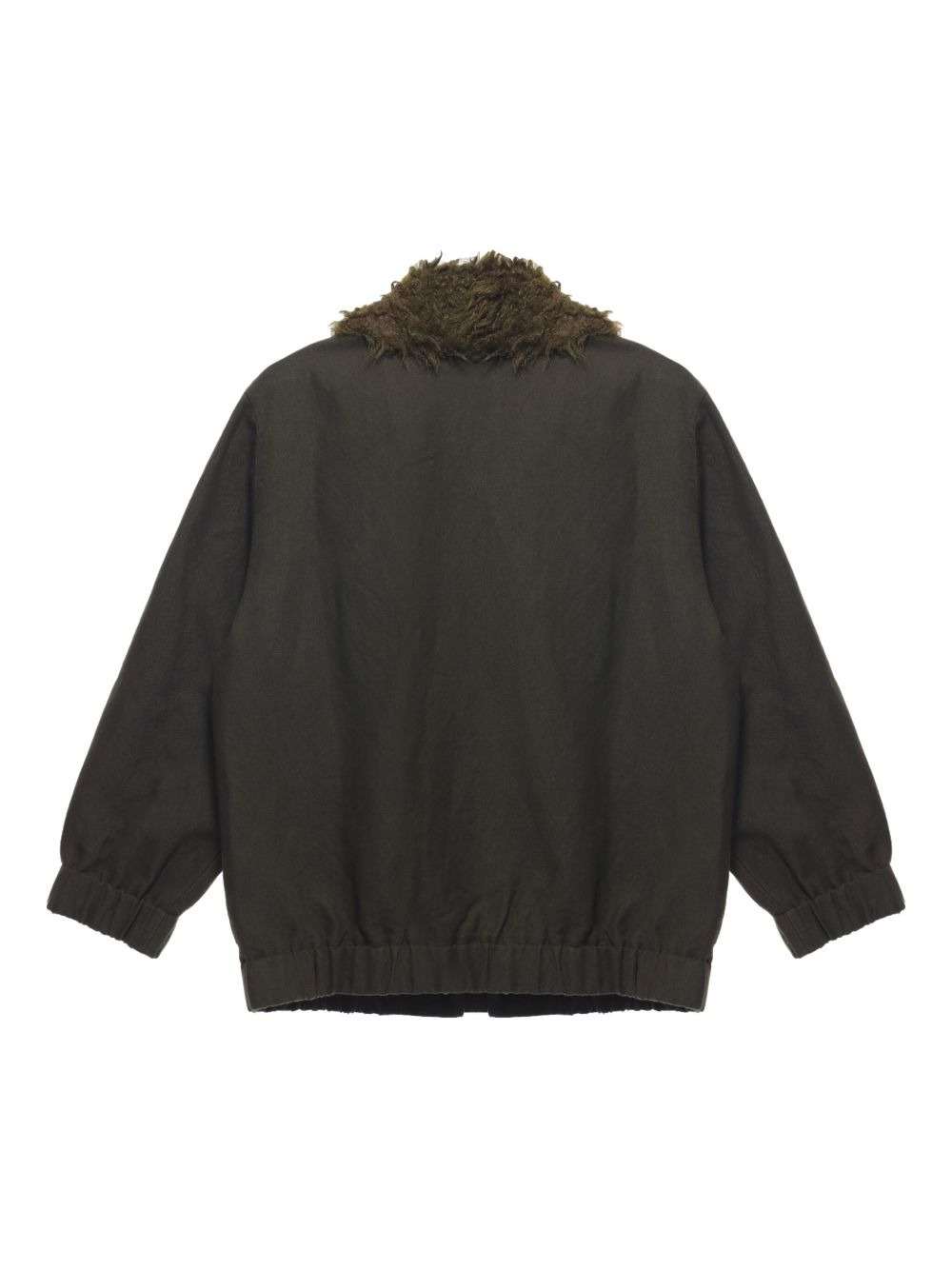 Juel faux-fur collar linen-wool jacket - 5
