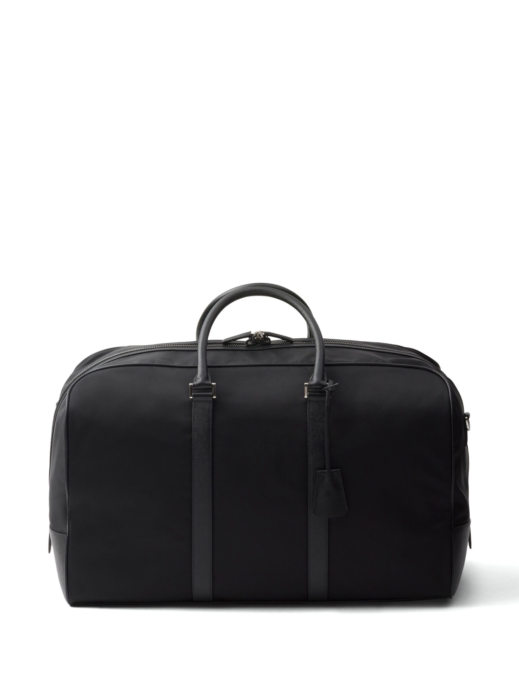 Re-Nylon And Saffiano Leather Duffle Bag - 2
