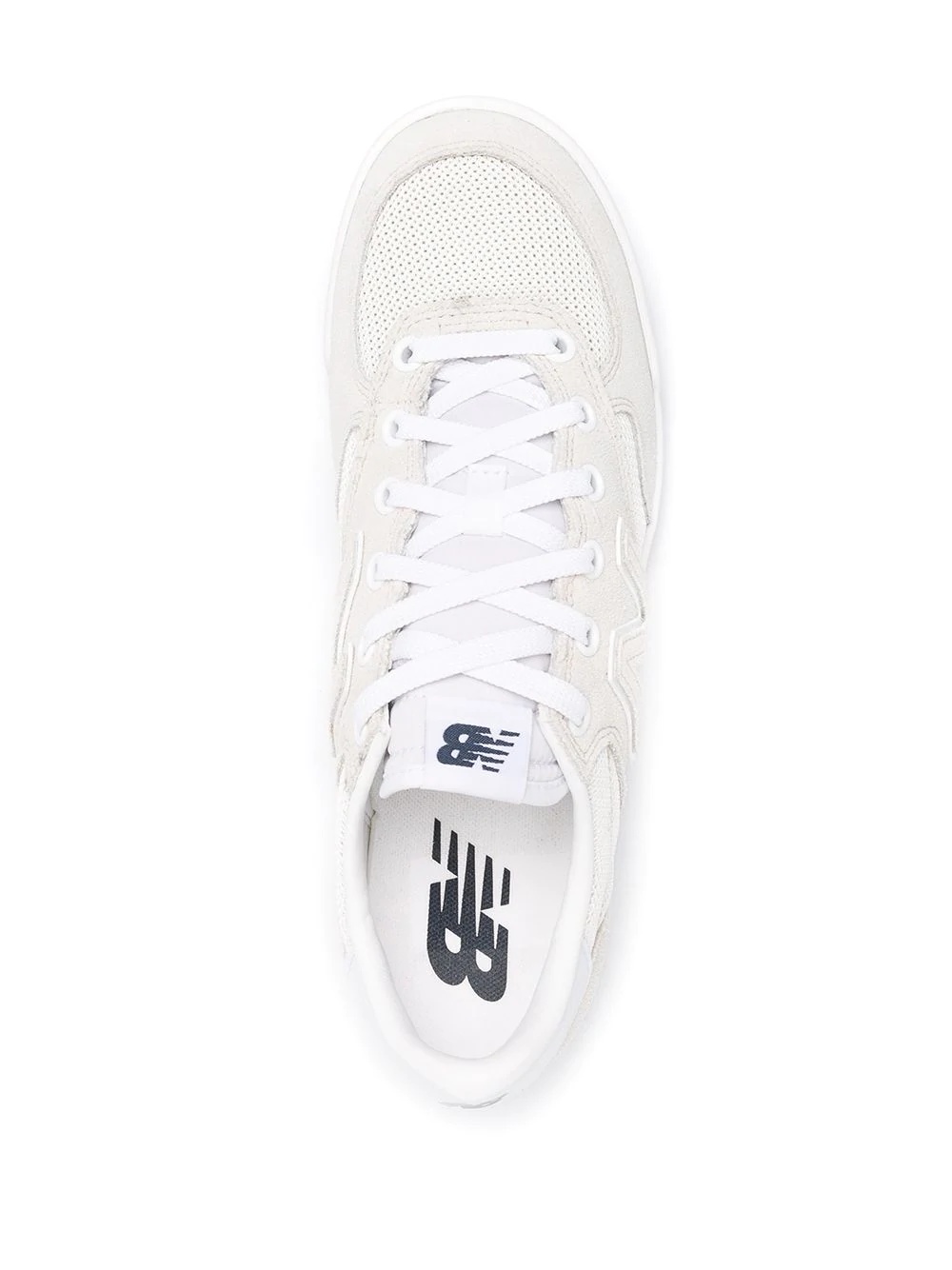 low-top lace-up trainers - 4