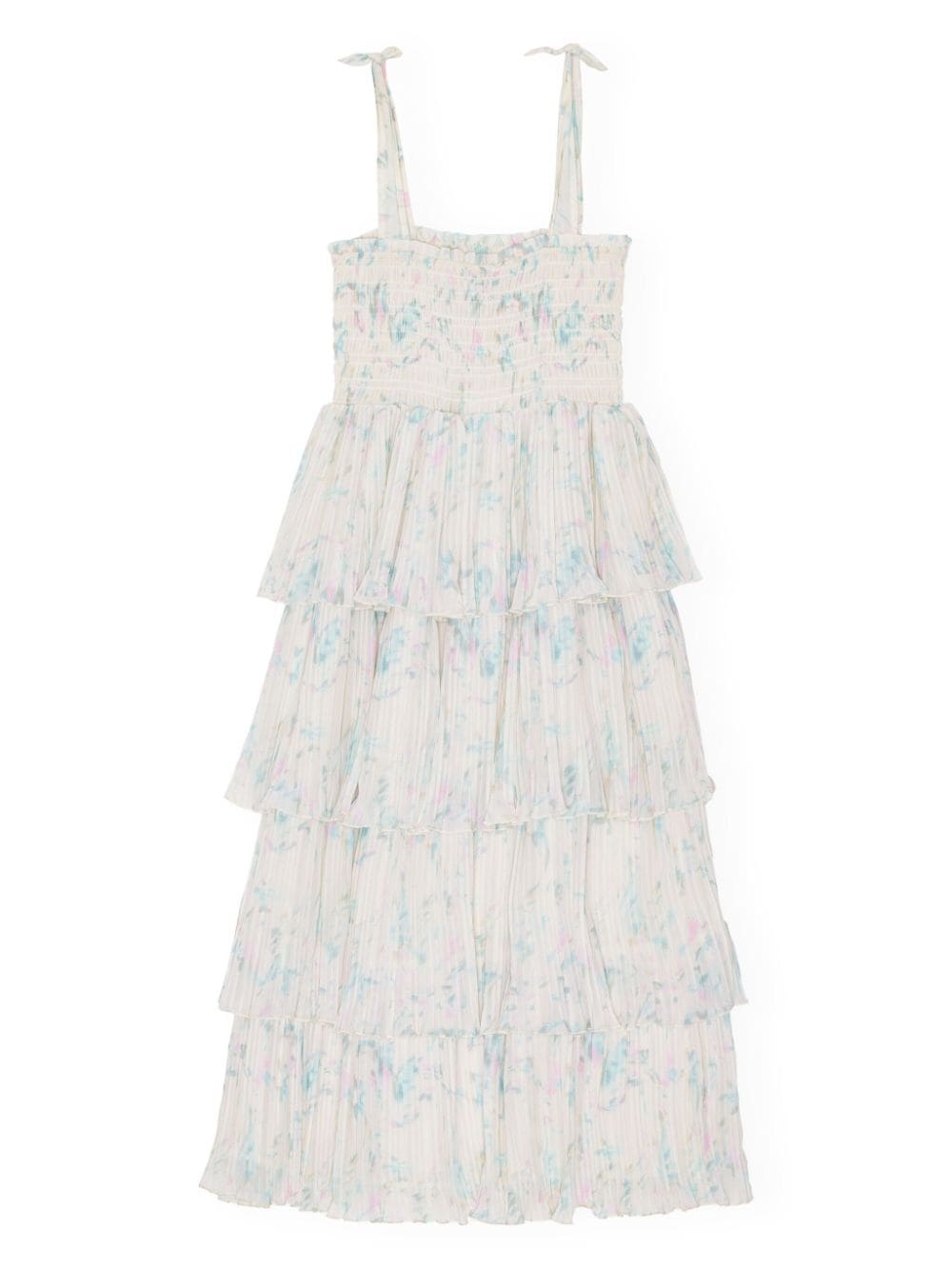 ruffled midi dress - 6