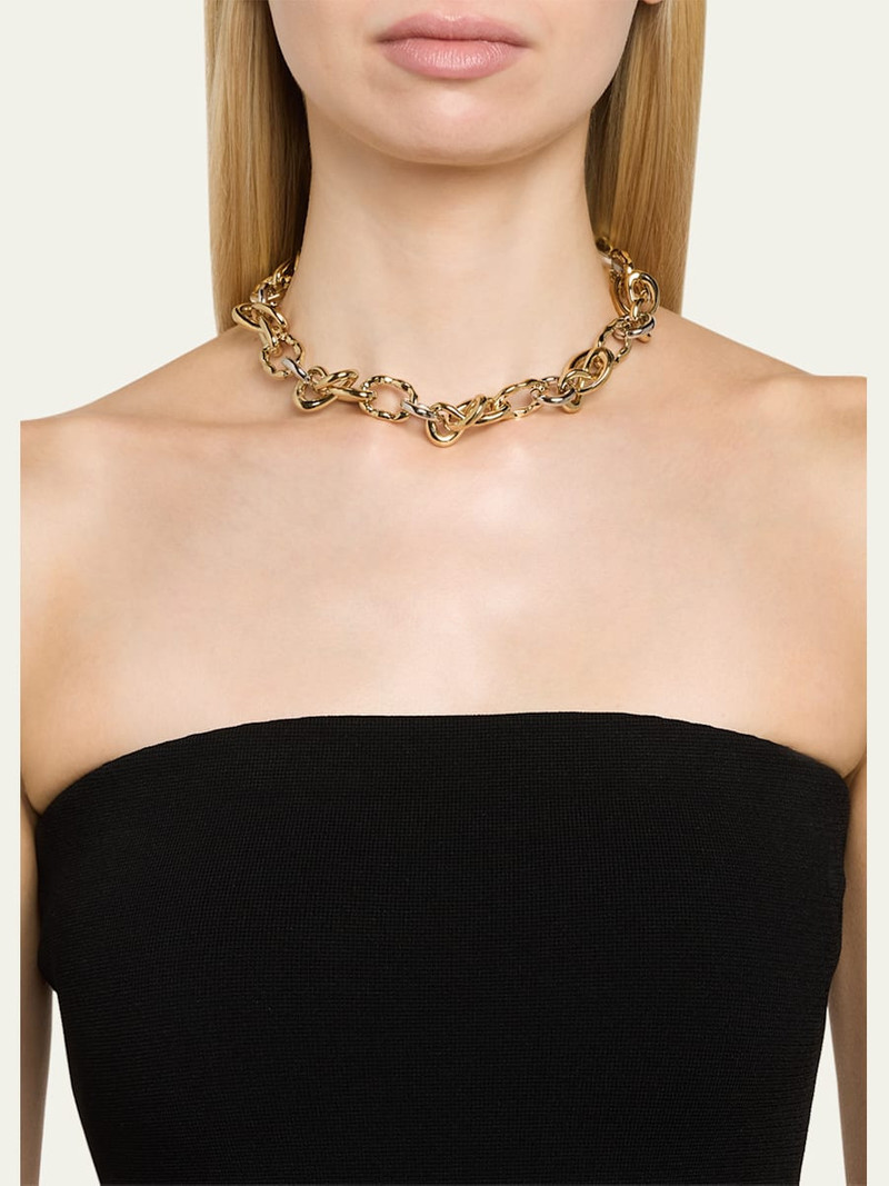 Oscar de la Renta Twisted Knot Necklace outlook