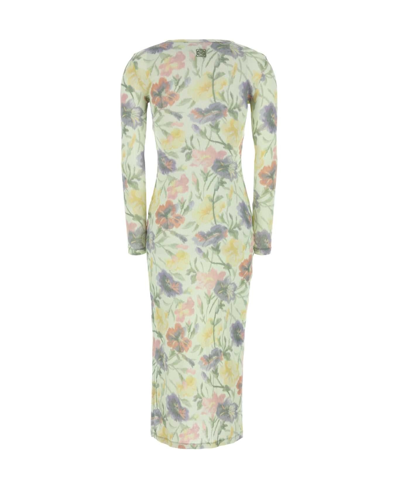 Printed Silk Blend Dress - 2