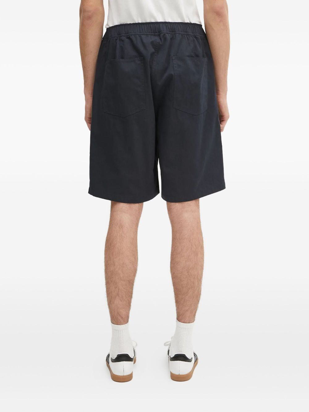 elastic-waistband shorts - 4