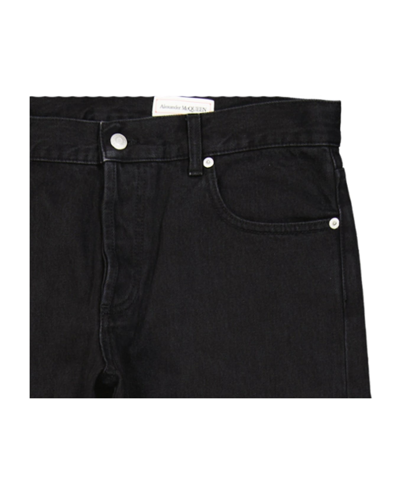Cotton Denim Jeans - 3
