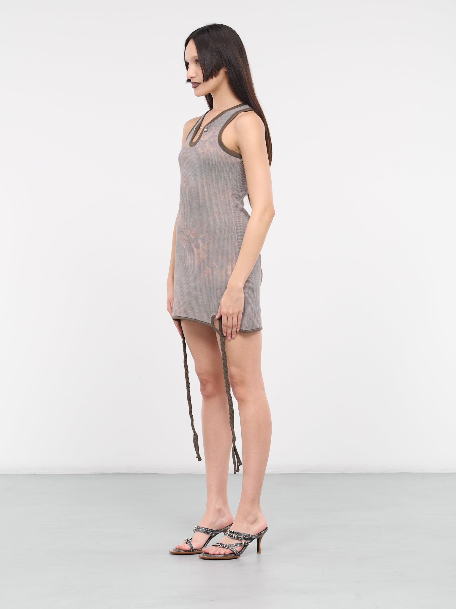 Camouflage Hand-Braided Waffle Dress - 2