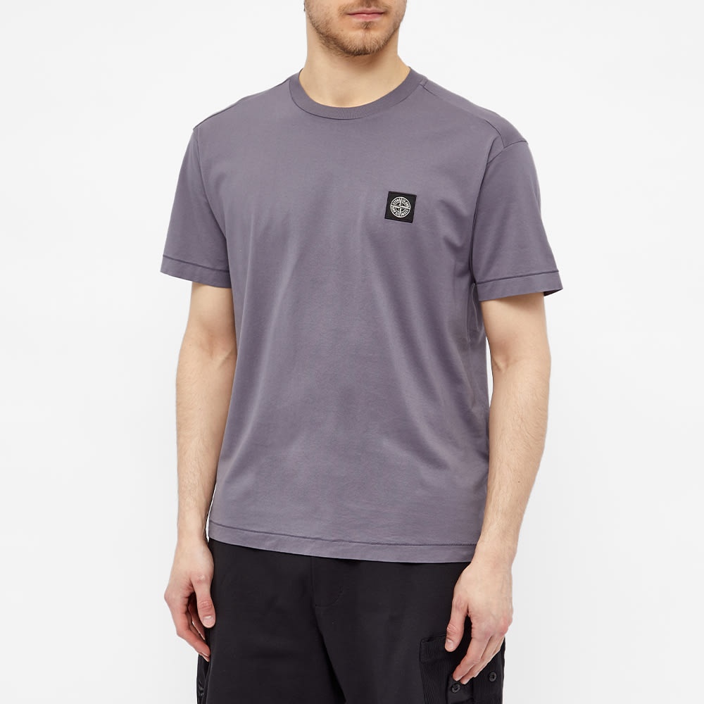 Stone Island Patch Logo Tee - 3