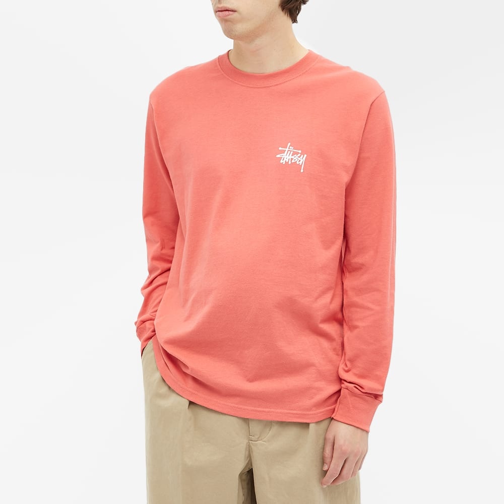 Stussy Long Sleeve Basic Tee - 4