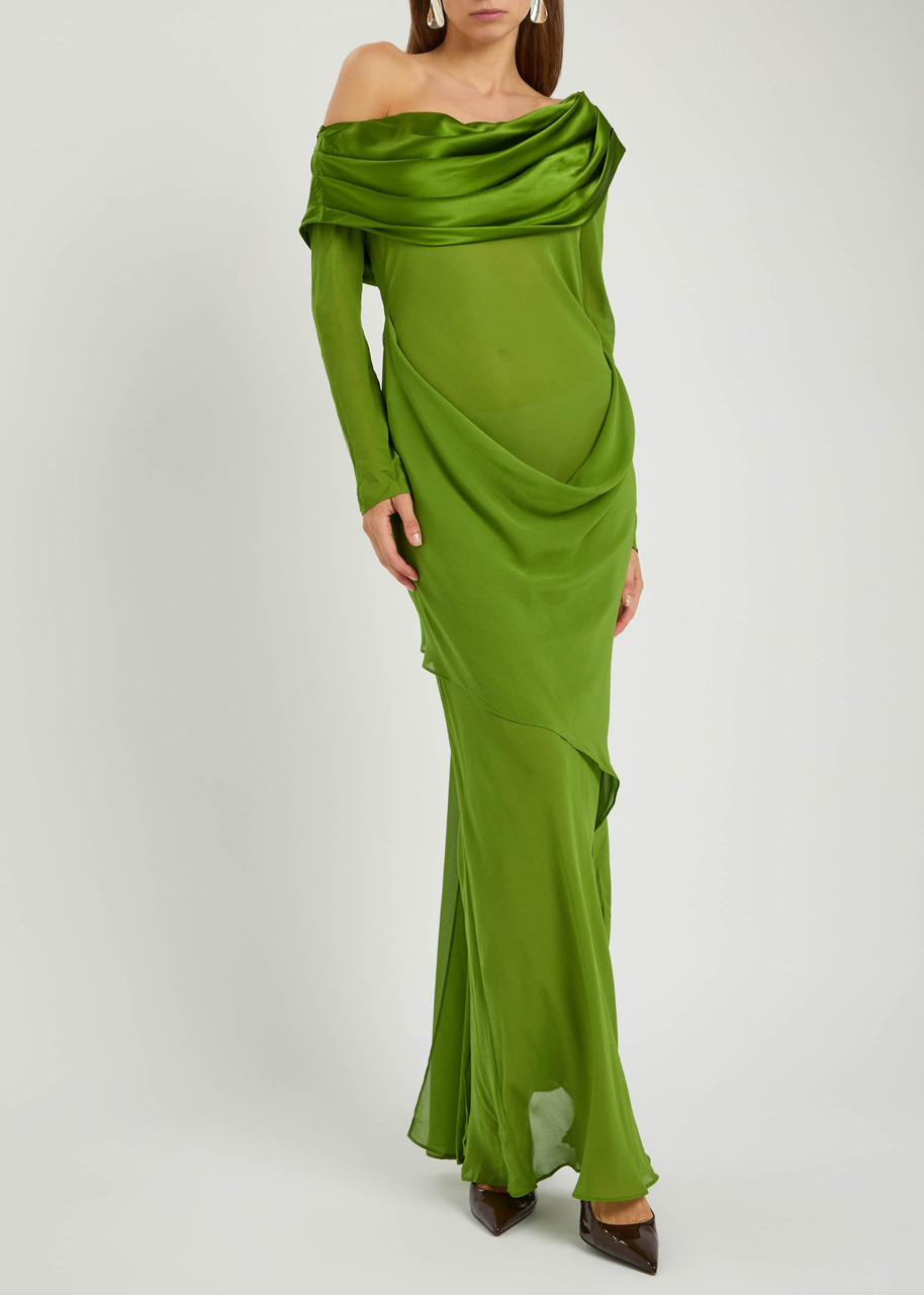 Christopher Esber Draped Silk-chiffon Gown - 4