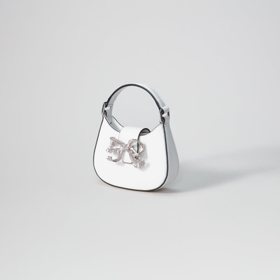 self-portrait White Crescent Bow Micro Bag outlook