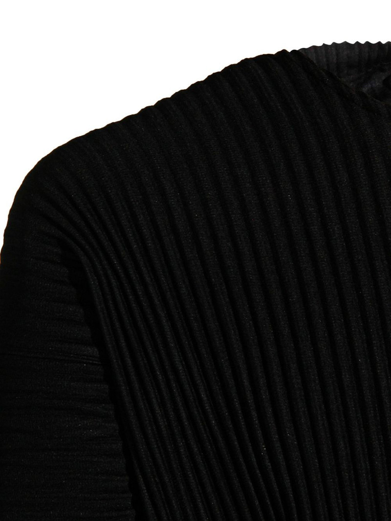 plissé long-sleeved T-shirt 3