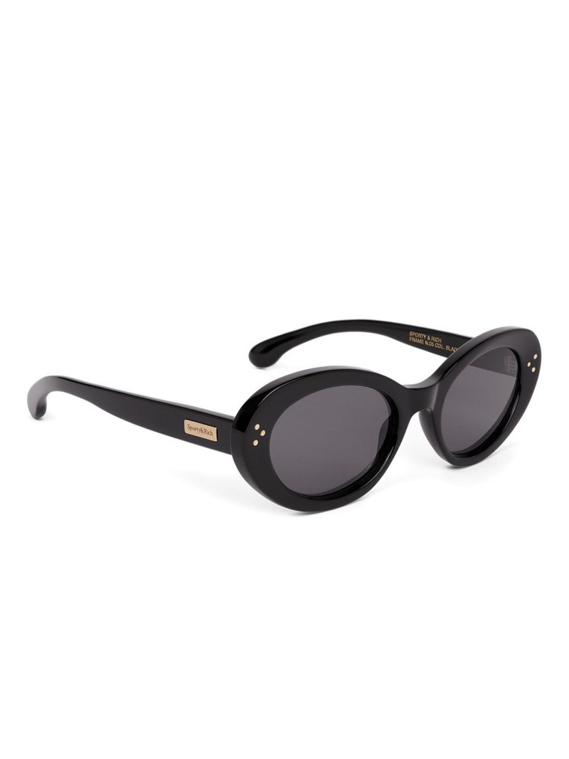 Sporty & Rich oval-frame sunglasses outlook