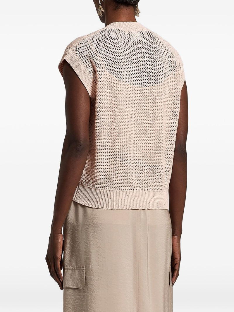 sequinned cordonet vest 3