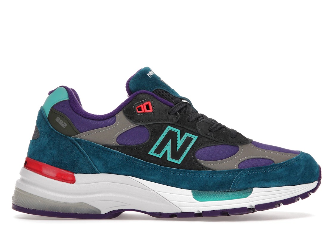 New Balance 992 Concepts Purple Grey Green - 1