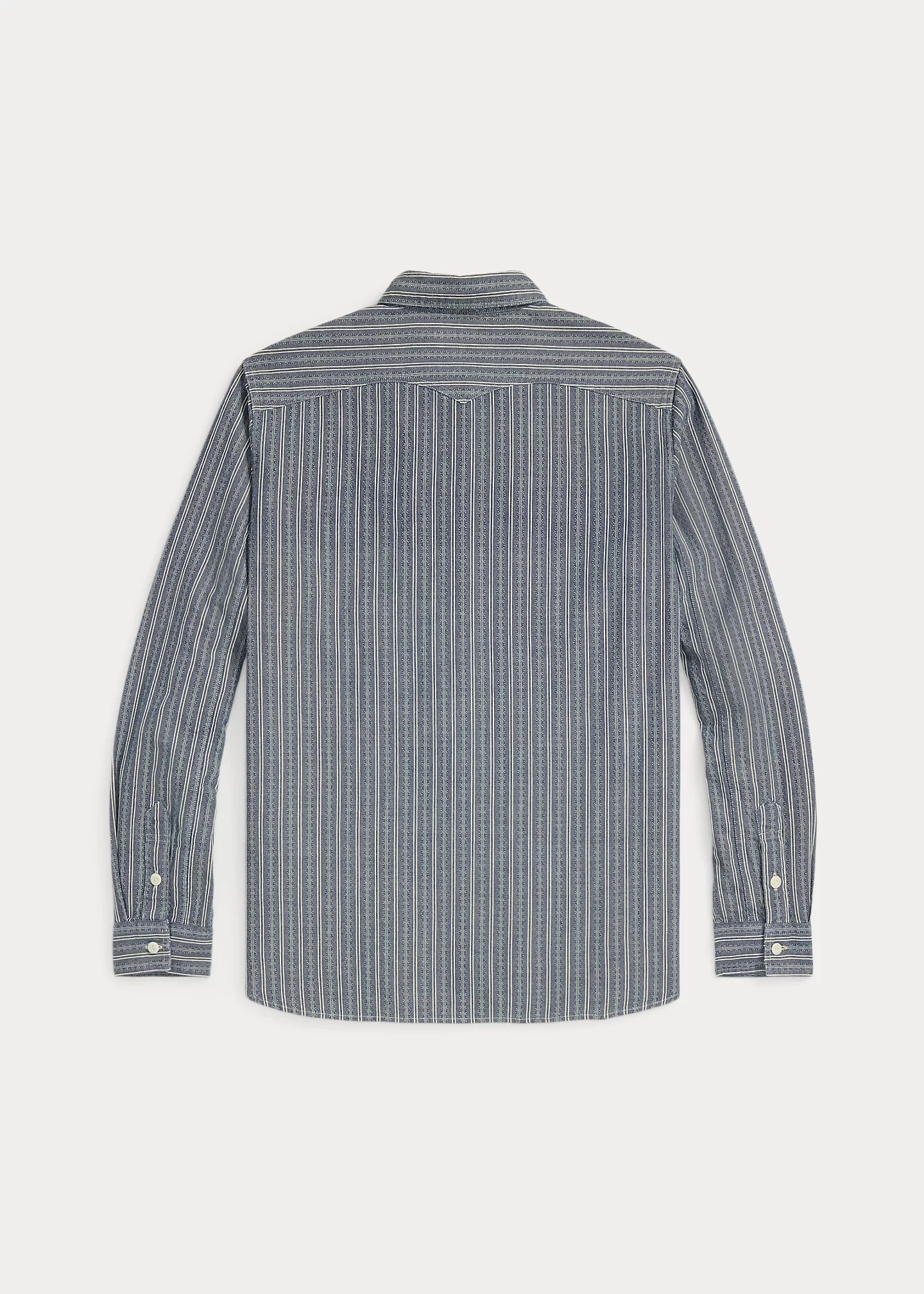 Striped Dobby-Chambray Workshirt - 2