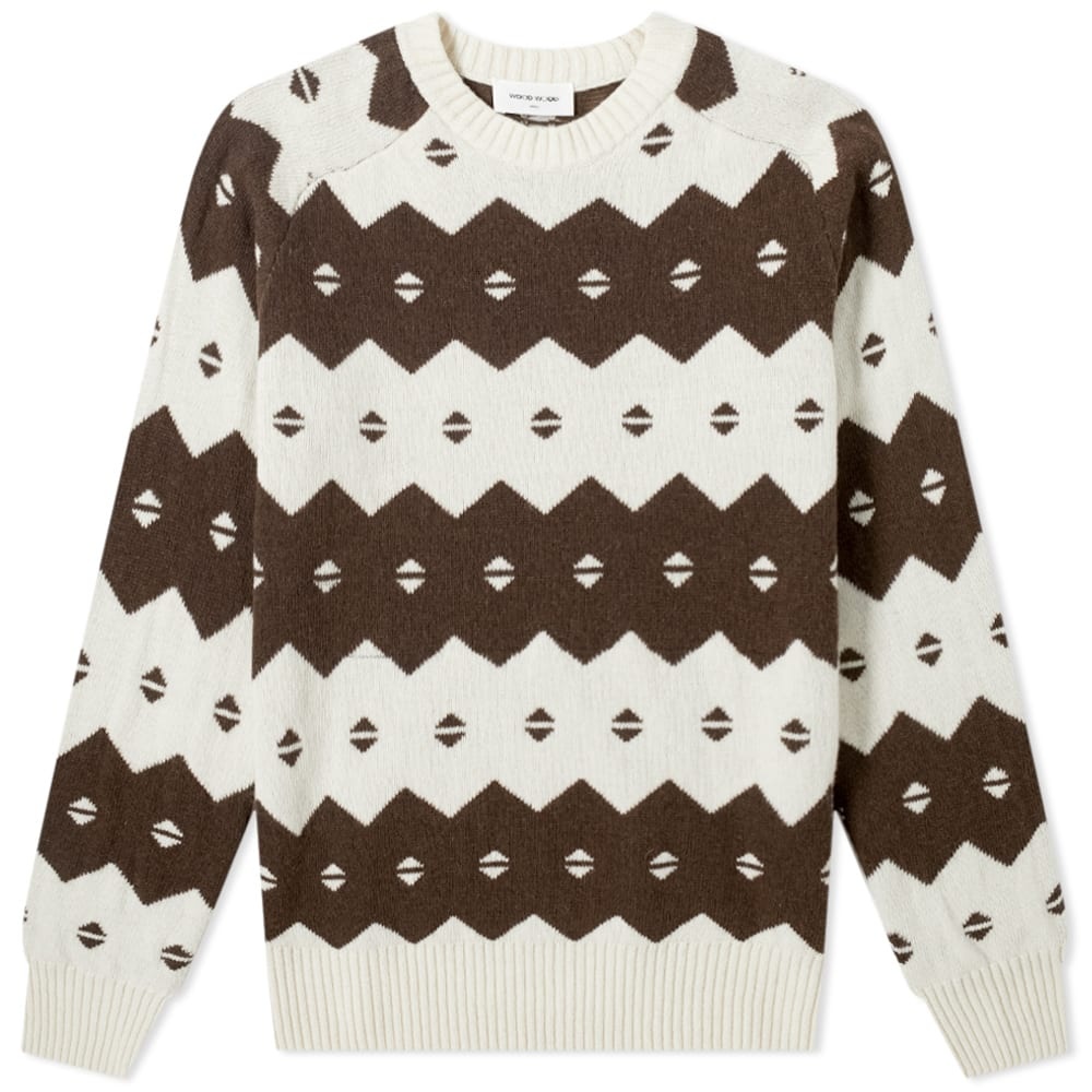 Wood Wood Kevin Fair Isle Sweat - 1