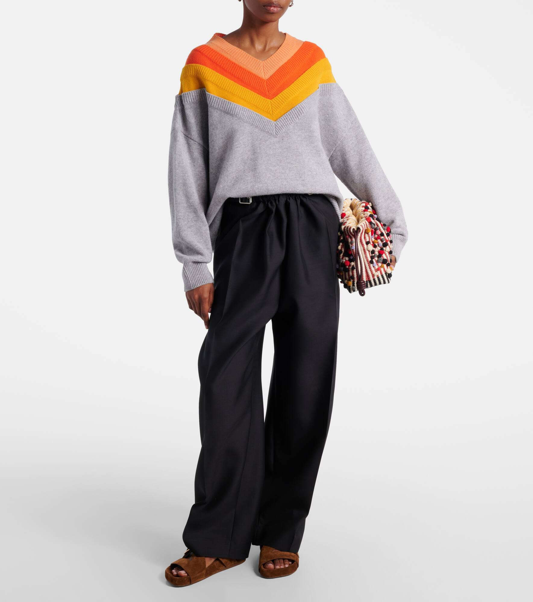 Layered wool sweater - 2