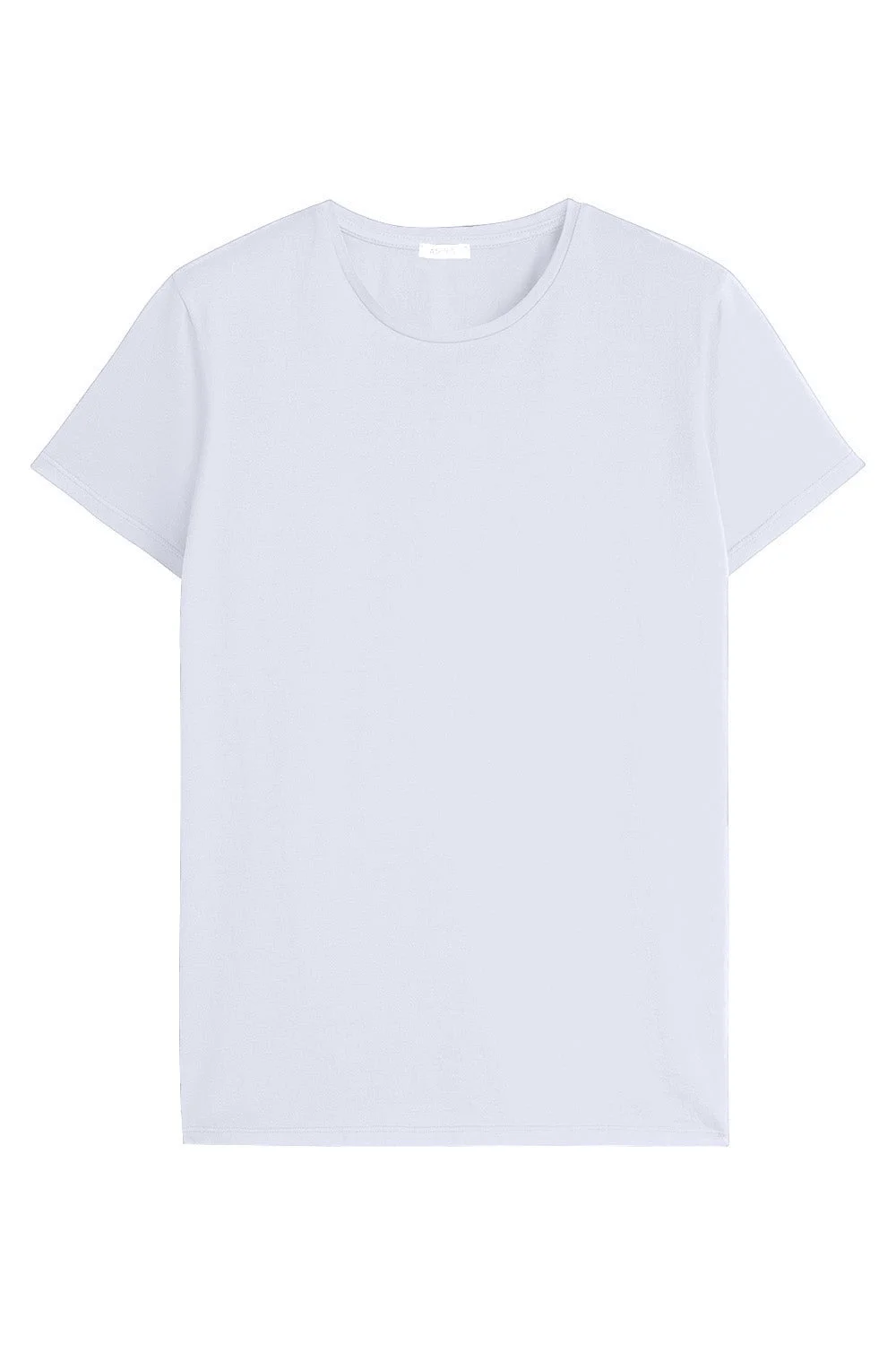 Crew Neck Tee - White - 1