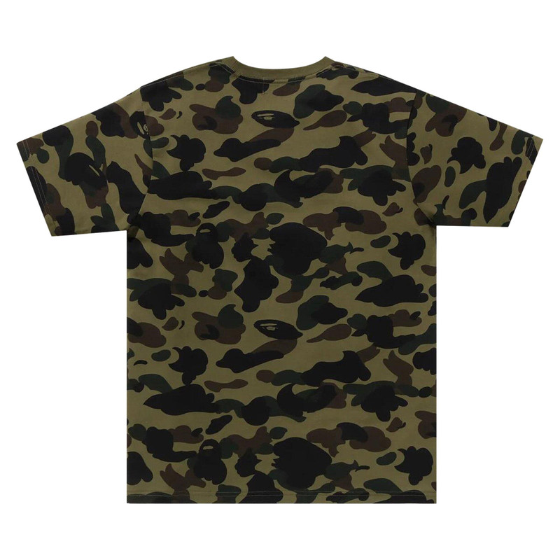A BATHING APE® BAPE 1st Camo One Point Tee 'Green' outlook