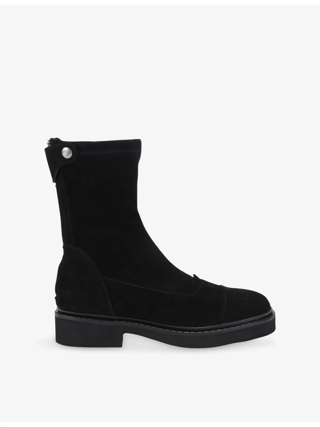 Myer Flat Suede Ankle Boots - 1