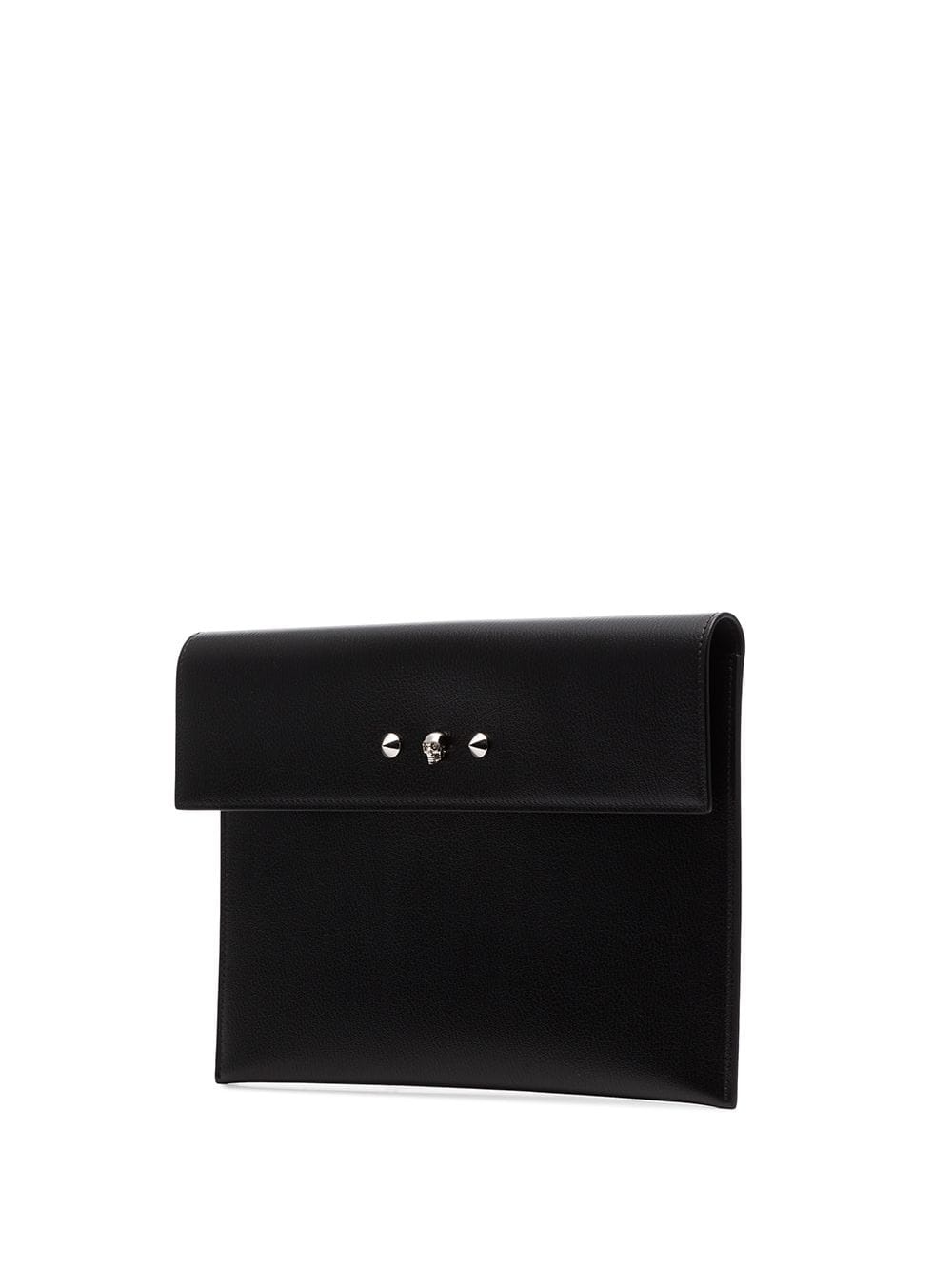 studded leather envelope clutch - 4