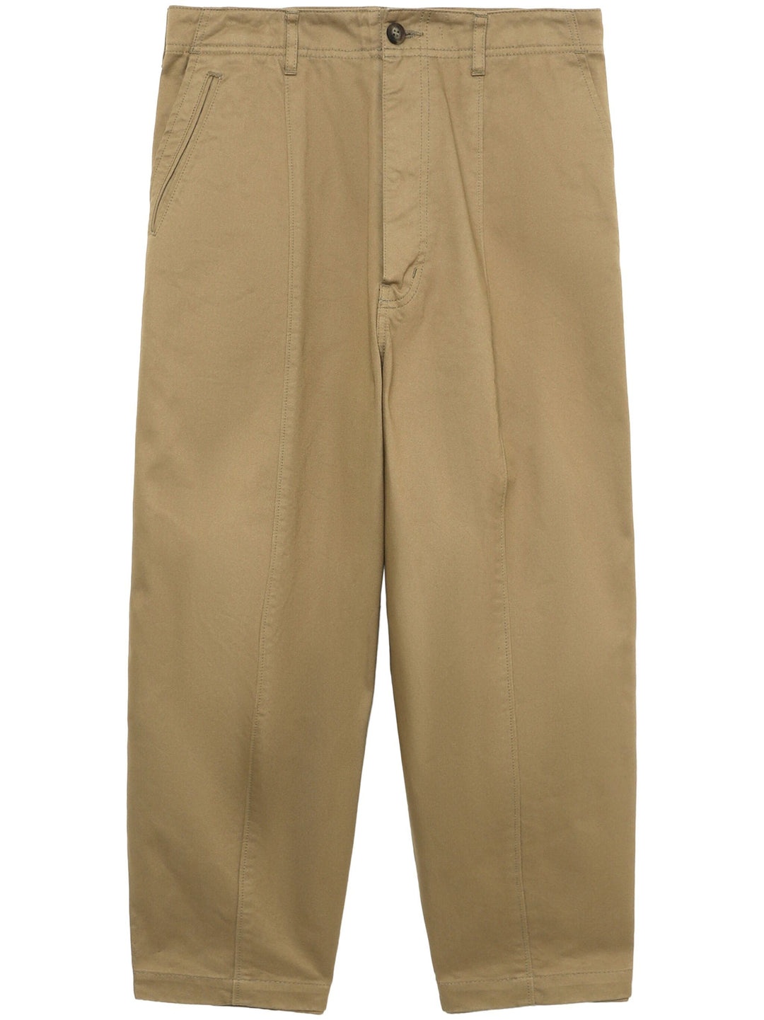 Cotton Chino Cloth Garment Dye Pants - 1