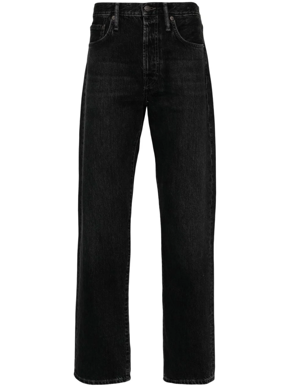 mid-rise straight-leg jeans - 1