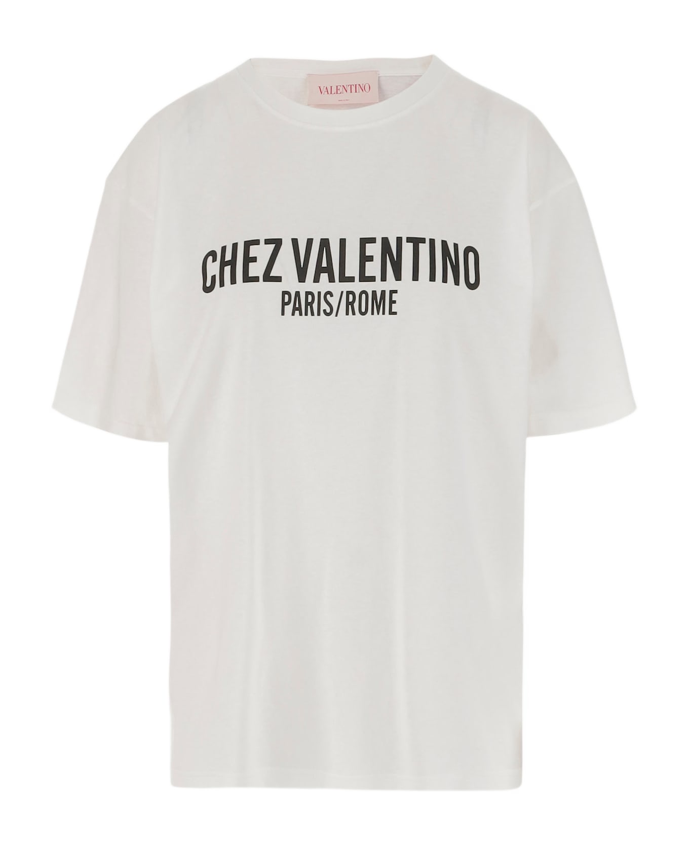 Tシャツ・カットソー Valentino T-Shirt Chez Valentino In Cotone VALENTINO GARAVANI Printed cotton-jersey t-shirt | NET-A-PORTER