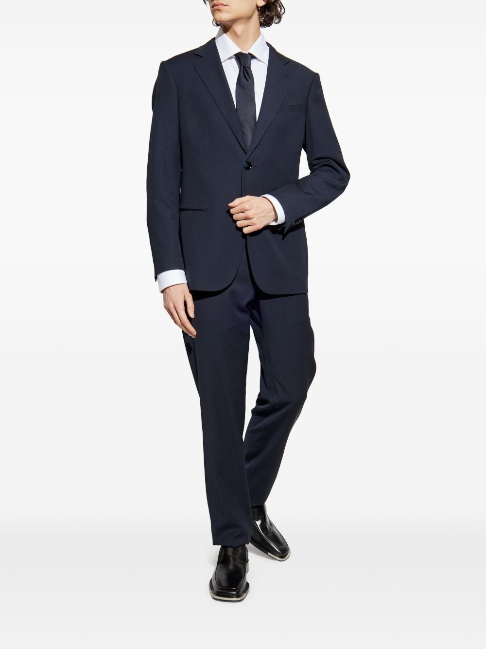wool-blend suit - 2