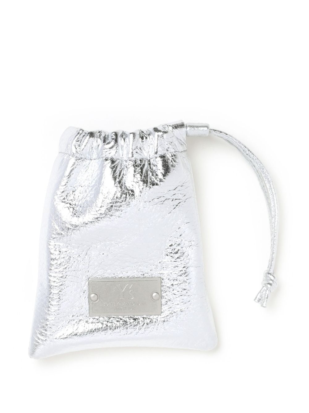logo-patch clutch bag - 6